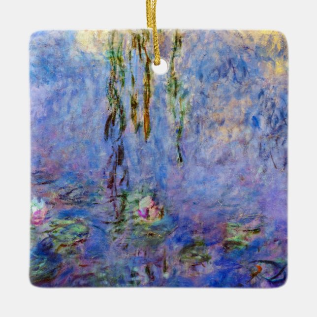 Ornement En Céramique Claude Monet - Lys d'eau (Devant)