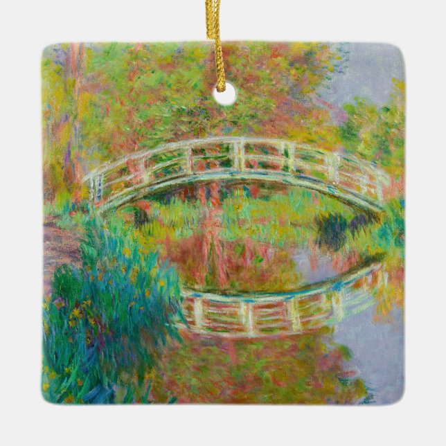 Ornement En Céramique Claude Monet - Pont Japonais, Giverny (Devant)