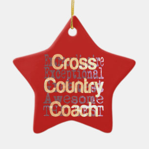 Ornement En Céramique Coach cross-country Extraordinaire