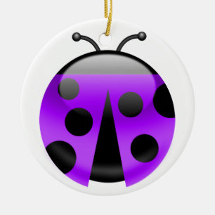 Ornement En Céramique Coccinelle