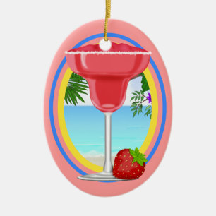 Ornement En Céramique Cocktail Paradise