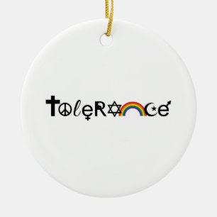 ORNEMENT EN CÉRAMIQUE COEXISTEZ AVEC LA TOLÉRANCE - .PNG