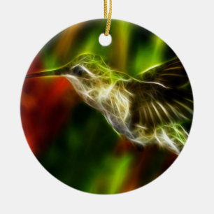 Ornement En Céramique Colibri