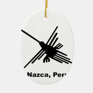 Ornement En Céramique Colibri Nazca, Pérou