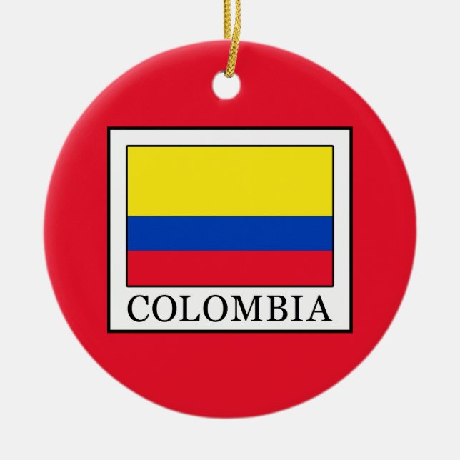 Ornement En Céramique Colombie (Devant)