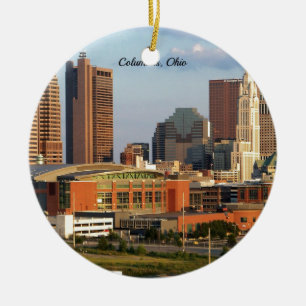Ornement En Céramique Columbus, Ohio, paysage urbain