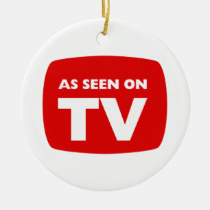 Ornement En Céramique COMME VU SUR l'ornement de TV