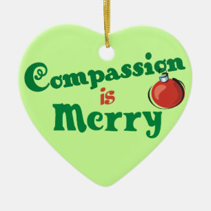 Ornement En Céramique Compassion