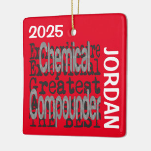 Ornement En Céramique Composant chimique Extraordinaire CUSTOM