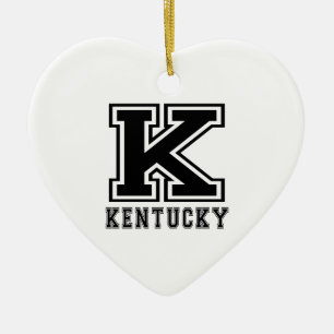 Ornement En Céramique Conceptions d'état du Kentucky