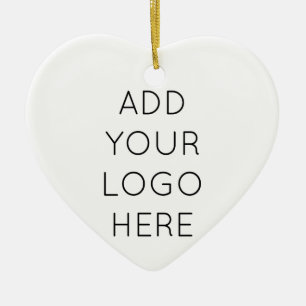 Ornement En Céramique Concevez votre propre image de logo personnalisée