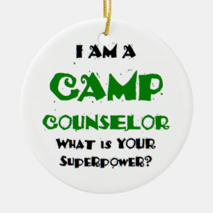 Ornement En Céramique conseiller de camp