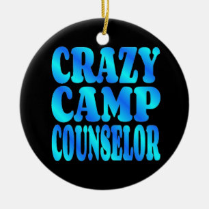 Ornement En Céramique Conseiller du camp fou