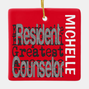 Ornement En Céramique Conseiller Résident Extraordinaire PERSONNALISÉ