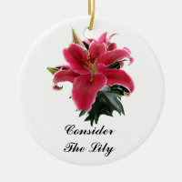 CONSIDÉREZ LE LILY-ORNAMENT