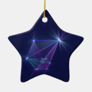 Ornement En Céramique Constellation, Art Fractal Abstrait Fantastique