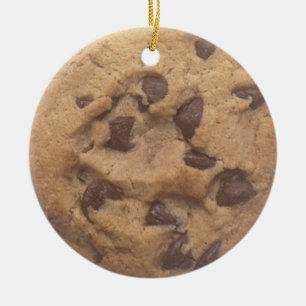 Ornement En Céramique cookie à puce à chocolat