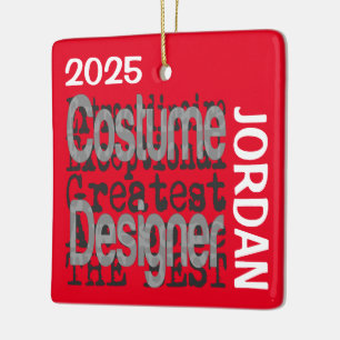 Ornement En Céramique Costume Designer Extraordinaire PERSONNALISÉ