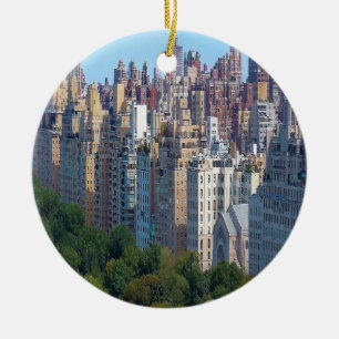 Ornement En Céramique Côté est NY de stimulant