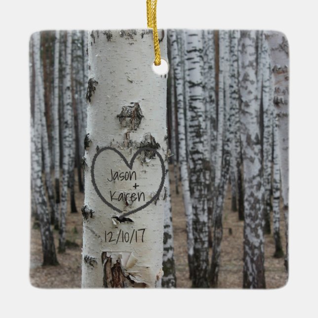 Ornement En Céramique Country Rustic Carved (Devant)