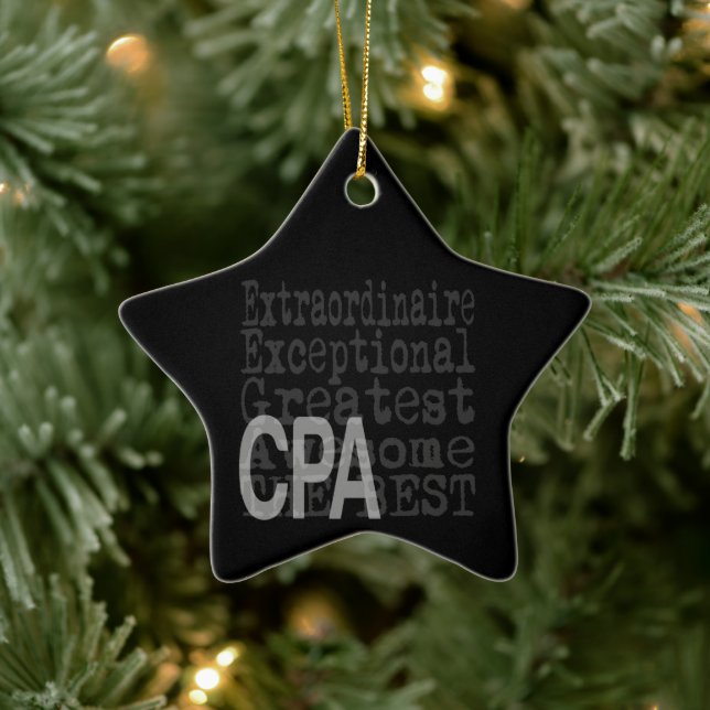 ORNEMENT EN CÉRAMIQUE CPA (Arbre)