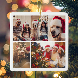 Ornement En Céramique Créez votre propre collection de 4 photos Noël