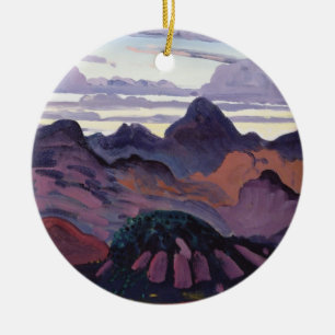 Ornement En Céramique Crépuscule profond, Pyrénées, c.1912-13 (huile