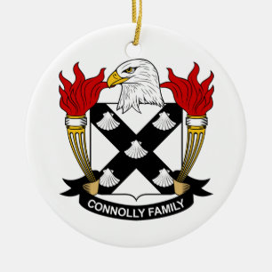 Ornement En Céramique Crête de famille de Connolly