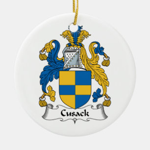 Ornement En Céramique Crête de famille de Cusack