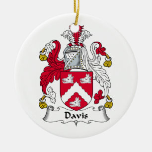 Ornement En Céramique Crête de famille de Davis