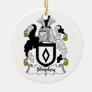 Ornement En Céramique Crête de famille de Shipley