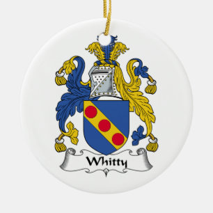 Ornement En Céramique Crête de famille de Whitty