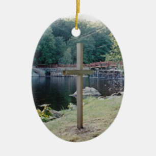 Ornement En Céramique Croix du salut
