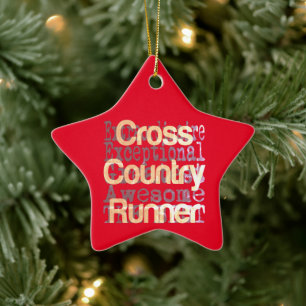 Ornement En Céramique Cross Country Runner Extraordinaire