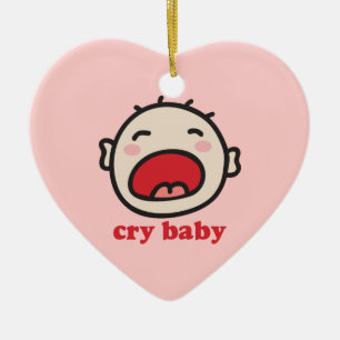 Ornement En Céramique Cry Baby