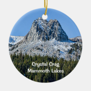 Ornement En Céramique Crystal Crag, Mammoth Lakes, CA,