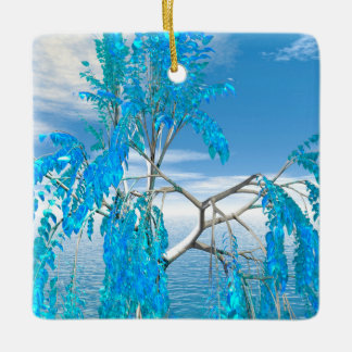 Ornement En Céramique Crystal Summer Tree