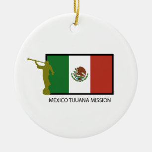 ORNEMENT EN CÉRAMIQUE CTR DE LA MISSION LDS DU MEXIQUE TIJUANA