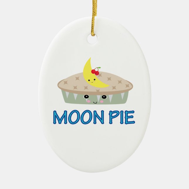 ORNEMENT EN CÉRAMIQUE CUL MOON PIE (Devant)