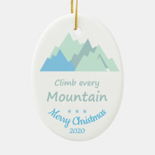 Ornement En Céramique Custom Dated Christmas Climat Chaque citation de m