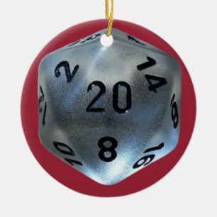 ORNEMENT EN CÉRAMIQUE D20