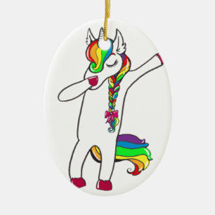 Ornement En Céramique Dab licorne
