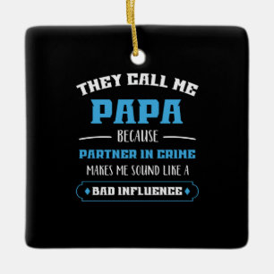 Ornement En Céramique Daddy Don On M'Appelle Papa