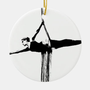 Ornement En Céramique Danseur aérien de soies