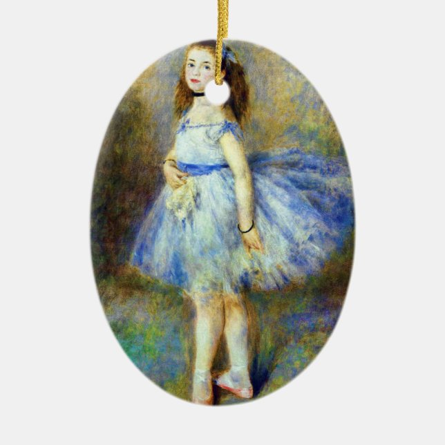 Ornement En Céramique Danseuse de ballerine (Devant)
