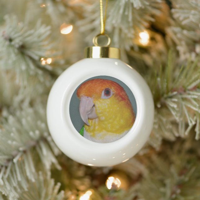 Ornement en céramique de boule de Noël de (Arbre)
