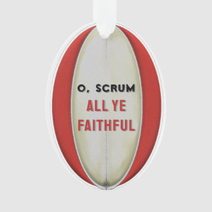 Ornement en céramique de collection de rugby perso