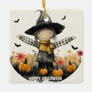 Ornement en céramique de l'Halloween de l'Écart lu