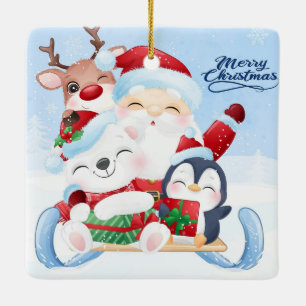Ornement en céramique de Noël
