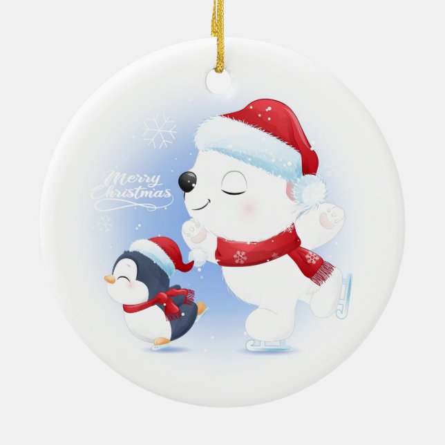 Ornement en céramique de Noël (Dos)